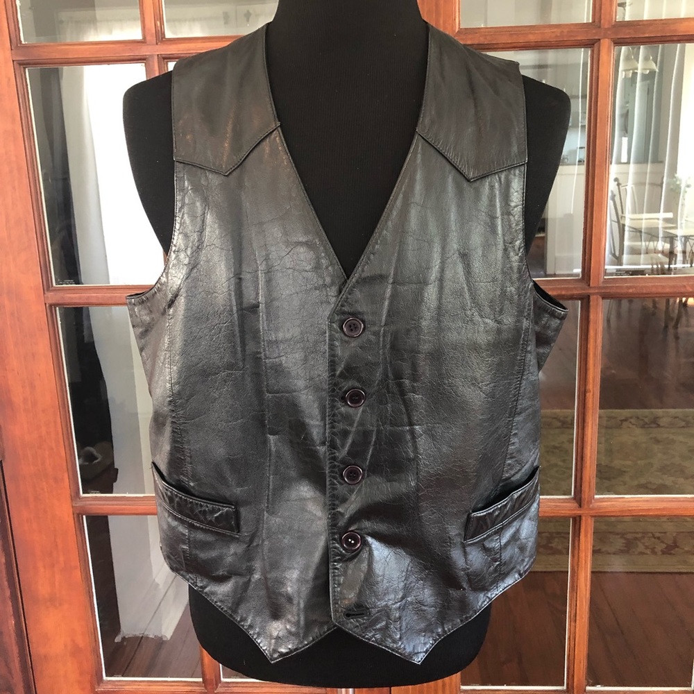 The Leather Warehouse Leather Vest